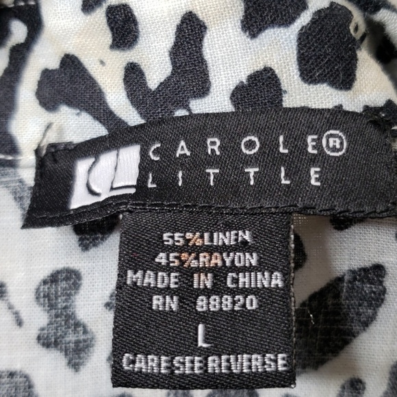 Carole Little, 0007,  Button Up Blouse / Size L - Picture 5 of 5